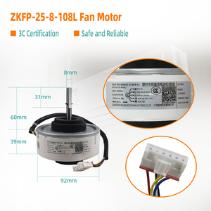 ZKFP-25-8-108L Innen lüfter motor RD-310-25-8A(AL) DB31-00636A DC310V 1500RPM 27W CCW ECL 8Ploes Klimaanlage Teile - Product Image 4