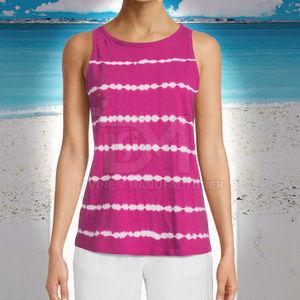 Comfortable <b>Women's</b> Gym Fitness <b>Tank</b> <b>Top</b> Short Breathable Quick Dry Eco-Friendly 100% Cotton Active Wear Casual Style Low Price - Product Image 3