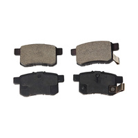 Plaquettes de frein à disque en céramique premium D1336 NAO, remplacement d'essieu arrière OE 43022TA0A00 pour Accord Sedan TSX Series, faible émission de poussière, silencieuses