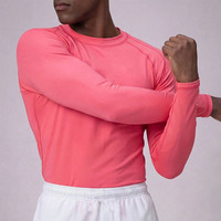 Vêtements de sport pour hommes fabriqués par des professionnels, rashguards en tissu léger, fournisseur direct d'usine, rashguards pour hommes à prix de gros