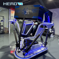 HEROVR Electric Go Kart 6 Dof Motion F1 Car VR Racing Simulator Experiencia de conducción de carreras de metal para interiores/exteriores para centros comerciales