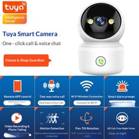 Caméra de sécurité panoramique sans fil Tuya Smart Home pour intérieur, 1080p, appel bidirectionnel, détection de mouvement, vision nocturne couleur, stockage cloud