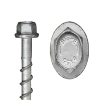 Vis autotaraudeuse à bride hexagonale en acier au carbone zingué, vis d'ancrage pour béton, pour support PV, fabrication directe usine, OEM ODM, taille personnalisée