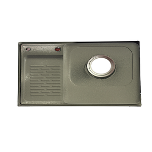 Leimanxi SUS304 thép không gỉ giặt bồn rửa với drainboard hộ gia đình phòng tắm nhà bếp rửa lưu vực - Product Image 2