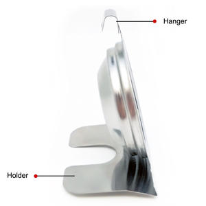 Термометр для духовки с большим циферблатом из нержавеющей стали, легко читаемый, мгновенное считывание, кухонный металлический термометр для приготовления пищи - Product Image 3