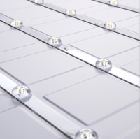 Série de panneaux lumineux LED 300x300x600x600x300x1200 corps carré ultra mince 18W/36W/54W plafonnier encastré