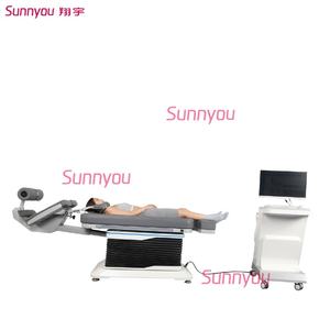 Dispositif de lit de traction de la colonne lombaire machine de traction professionnelle machine de thérapie de traction électrique thérapie physique - Product Image 4