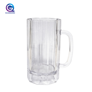 Custom clear PC plastic cocktail wine beer mug shot glass cups beer glasses