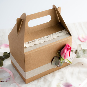 <span class=keywords><strong>2022</strong></span> Neuheiten Benutzer definierte Farb größe Logo Bedruckte Picknick boxen aus Pappe - Product Image 4