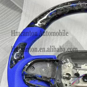 Venta Directa de Fábrica, Volante Deportivo de Fibra de Carbono Forjado con Agarre de Cuero Perforado para Dodge Challenger - Product Image 2