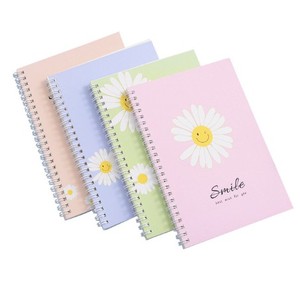 Cuaderno Pequeño con Espiral Doble Daisy de 40 Páginas para Estudiantes, Trabajo, Negocios y Reuniones de Oficina - Product Image 1