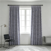 Rideaux occultants jacquard métalliques haute précision à motif abstrait couleur Morandi, isolants thermiques pour la décoration du salon
