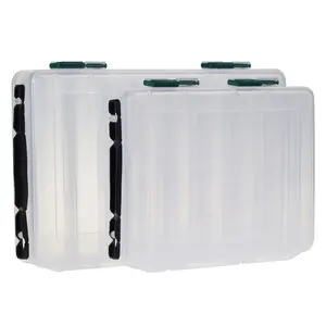 Newbility Multifunctionele Dozen Zacht Plastic Aas Dubbelzijdig Bas Vissen Harde Lokt Visgerei Vis Accessoires Set Box