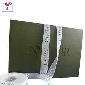 Cinta de Raso con Logotipo Personalizado MUYANG, Diseño de Lujo, Impresa con Lámina Dorada - Product Image 3