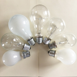 Nhà máy tùy chỉnh A55 A60 <span class=keywords><strong>A70</strong></span> <span class=keywords><strong>A75</strong></span> <span class=keywords><strong>E27</strong></span> B22 40W 60W 100W 150W bóng đèn cổ điển rõ ràng Frosted bóng đèn sợi đốt đèn - Product Image 2