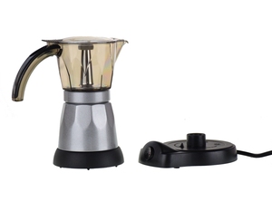 Ecoffee – accessoires de cuisine, machine à café expresso en argent 300ml Moka Pot à café et à thé - Product Image 4