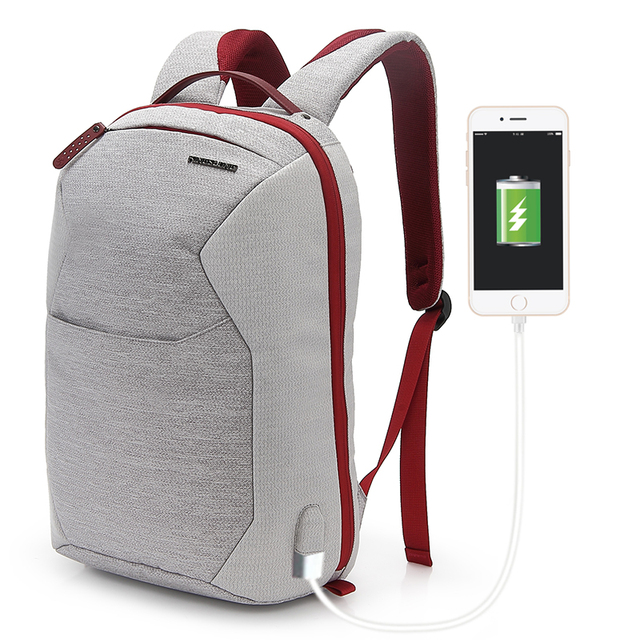 Anti Theft 15.6  Inches Waterproof Business College Laptop Bags USB Charge Arket Chromebook Backpack for Sale