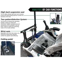 PENGIRIMAN GRATIS EPA/EURO 5 Mesin Mini Excavator 1.0ton 1.6ton 1.8ton Penggali Mini Mikro Kebun 1Ton Mini Excavator