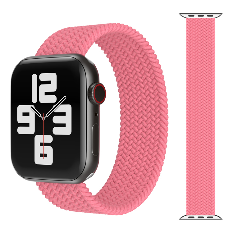 Coolyep новая плетеная эластичная нейлоновая плетеная соло-петля для Apple Watch Band 38 40 42 44 мм