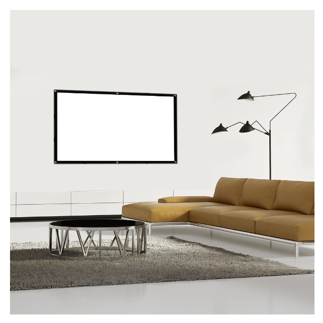 Touyinger Screen Electric Floor Rising UST 4K Projector Screen Pull up Screen for Long LCD Projector