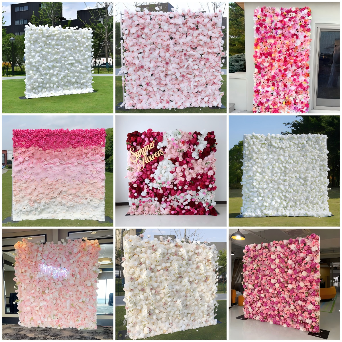 wedding backdrop woth calla lilly