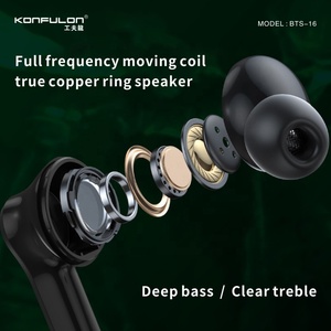 Konfulon – écouteurs et écouteurs sans fil <span class=keywords><strong>2022</strong></span>, casque de jeu TWS à LED pour téléphone - Product Image 4