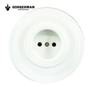 Vente en gros, montage encastré électrique Europe, <span class=keywords><strong>prise</strong></span> <span class=keywords><strong>murale</strong></span> moderne en porcelaine céramique <span class=keywords><strong>sans</strong></span> mise à la <span class=keywords><strong>terre</strong></span> - Product Image 3