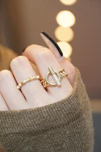 Оригинальное кольцо H & F из твердого золота <span class=keywords><strong>14</strong></span> к, 5 грамм, с натуральным бриллиантом, с разрезом, обещаем, кольцо с драгоценным камнем, дамасское кольцо <span class=keywords><strong>14</strong></span> карат, ювелирные изделия - Product Image 6