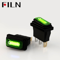 Interrupteur à bascule 12V LED SPST AC 6A 250V 10A 125V Bateau Commutateur