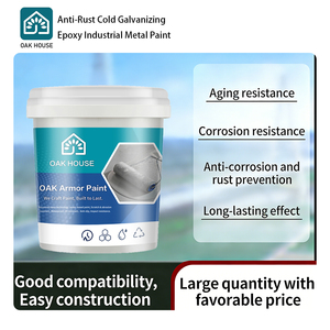 Peinture époxy résistante aux intempéries, argent <span class=keywords><strong>galvanisé</strong></span>, antirouille, revêtement liquide anti-corrosion pour métaux industriels - Product Image 3