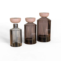 Bouteille vide en verre pour diffuseur à bâtonnets 200ML 300ML 500ML avec bouchon en liège, désodorisant, sérigraphie, couleur personnalisée, OEM/ODM disponible