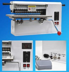 เครื่องตัดอัตโนมัติขนาด 30 ซม. สำหรับตัดกระดาษ มอเตอร์ สายรัดหนังวัว เครื่องตัดหนังสำหรับเบาะรถยนต์ รองเท้า เทป Bopp ผ้าไม่ทอ และโฟม - Product Image 4