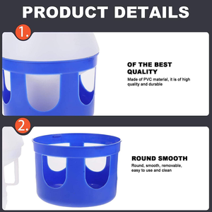 Bouilloire de fontaine à boire de pigeon pour l'élevage d'oies de canard en liberté pour l'élevage de lapins - Product Image 4