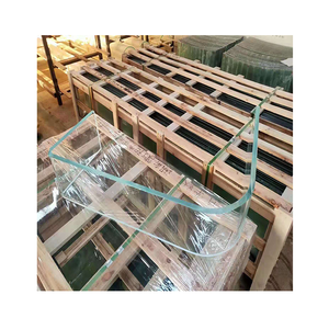 Custom copertura completa impermeabile <span class=keywords><strong>vetro</strong></span> temperato vassoio di protezione per la scala esterna ingresso bagno tenda parete industriale Hotel - Product Image 1