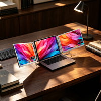 Monitor Portátil Dual de 15.6 Pulgadas OEM ODM IPS USB C Mini HDMI Extensor para Laptop Venta al por Mayor Stock Disponible Envío Rápido B2B Logotipo Personalizado