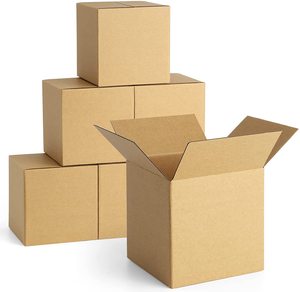Hot selling small packaging transportation box kraft cardboard corrugated box custom gift box