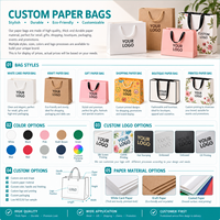 Sac cadeau en carton personnalisé avec logo, poignée en ruban de satin tressé, découpe ronde, pour bijoux et parfums, vente en gros