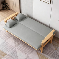 Canapé extensible fabriqué en usine, à bas prix, personnalisable, en stock, prêt à être expédié, nouveau design, meubles de salon, canapé pliant en bois.