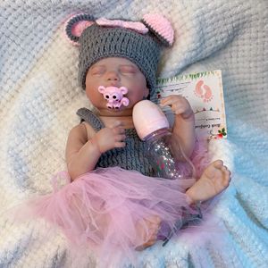 OtardDolls Reborn Doll 45Cm, jouet réaliste en vinyle pour bébé, idéal pour un cadeau - Product Image 2