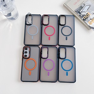 เคสโทรศัพท์แม่เหล็กสัมผัสนุ่มแบบด้านสุดหรูสำหรับ <span class=keywords><strong>Samsung</strong></span> A55 A35 A25 พร้อมขาตั้งกล้อง ป้อง<span class=keywords><strong>กัน</strong></span>การกระแทก ป้อง<span class=keywords><strong>กัน</strong></span>การตก รองรับการชาร์จไร้สาย - Product Image 2