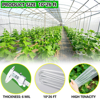 Couverture de serre en plastique LDPE anti-UV 200 microns pour l'agriculture