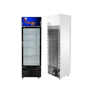 Refrigerador Comercial Única Porta De Vidro Refrigerador De Cerveja E Bebida Chiller