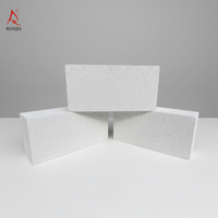 Brique isolante réfractaire en mullite à faible conductivité et haute teneur en alumine du Henan, service de découpe SiO2, réfractaire moyen (1580°C~1770°C)