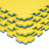 Tapis de Taekwondo antidérapants Hydefoam 1M X 1M, surface à emboîtement facile à nettoyer pour salle de sport, salle d'arts martiaux, grossiste