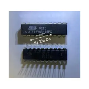 100% 原装和新集成电路芯片ATF16V8B-15PC 16V8可编程逻辑器件 (PLD) 集成电路8宏单元20-pdip电子元件