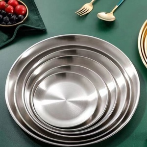 Vendere/personalizzare il vassoio di manutenzione 201/304 in acciaio inox/piastra di taglio per matrimonio/festa/Hotel/quotidiano giapponese/coreano - Product Image 4