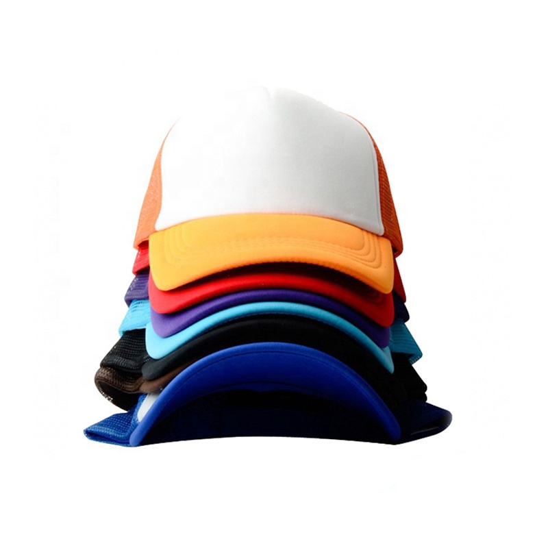 Personalized High Quality Blank Adult Baseball Hats Advertising Trucker Mesh Caps Sublimation Blank Hat