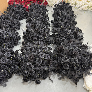 Ifg <span class=keywords><strong>2025</strong></span> Thiết Kế Mới 50Cm Màu Đen Tăng Nhân Tạo Hoa Bóng Trung Tâm Cho Đám Cưới Bảng Trang Trí Nội Thất - Product Image 3