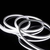 Bande LED néon carrée mini 10x10mm 24V IP65/67/68 150 LED/m Corde flexible en silicone Haute précision Matériaux pour enseignes DIY