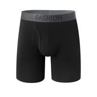 Boxers pour hommes, taille plus, ceinture élastique, respirants, écologiques, logo personnalisé au laser, sous-vêtements en coton, livraison directe d'usine